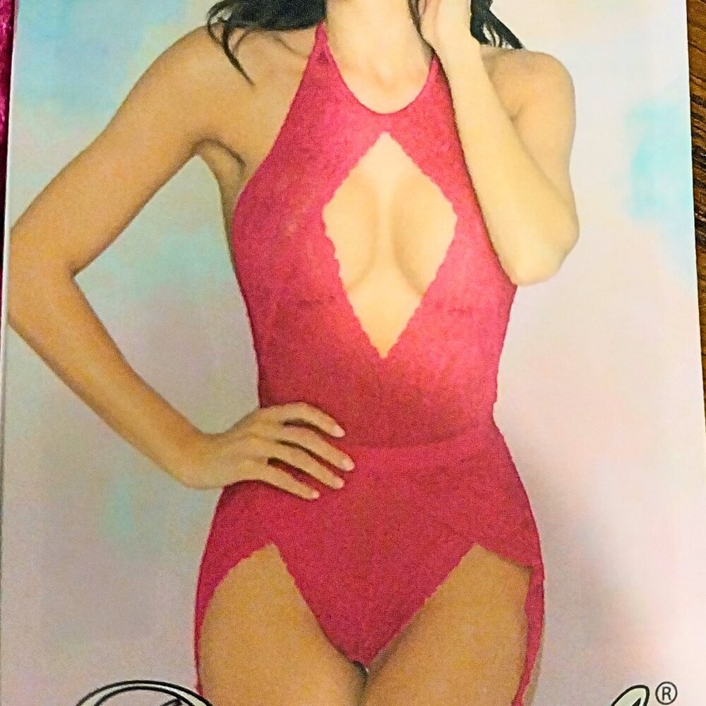 Dreamgirl Teddy New with Tags Hot Pink Size Small